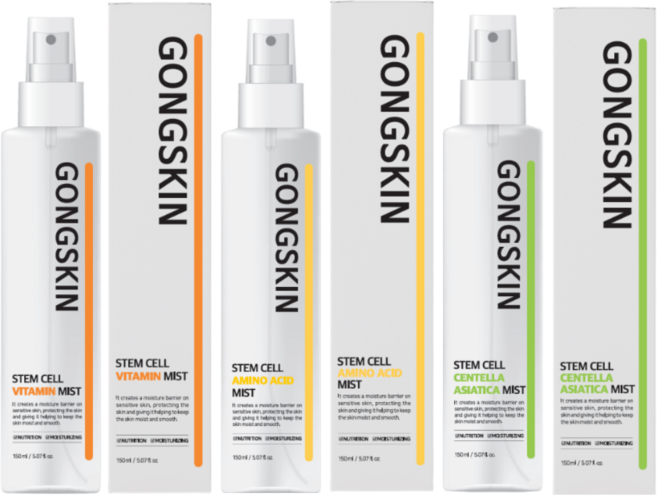공스킨 미스트 3종(비타민 아미노산 센텔라아시아티카), 3개, 150ml