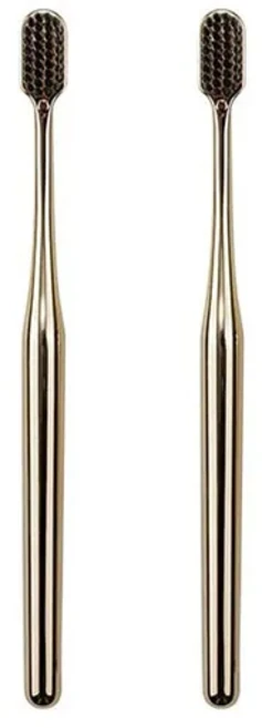 1/4/8pcs 황금 치아 브러시 남성과 여성을위한 럭셔리 소프트 칫솔 성인 브랜드의 새로운 전기