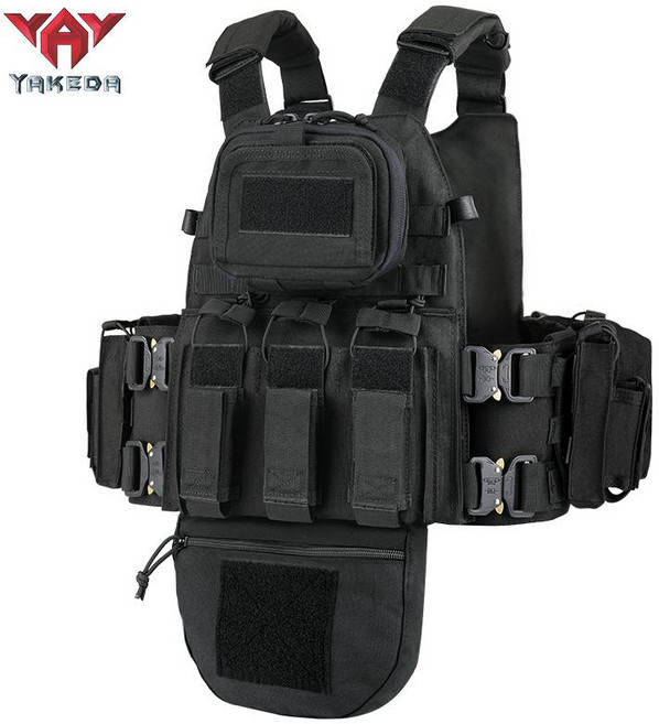 방탄조끼 플레이트캐리어 방탄복 방검복 장비 밀리터리 서바이벌, 1개, 딥그린