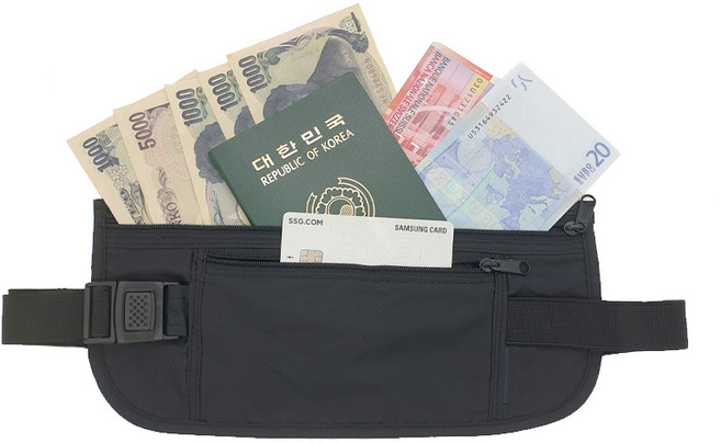 트래블홀릭 여행용 안전복대/전대/허리벨트/여행용품/여행/여행용복대/여행복대/여행용전대/복대지갑/전대/복대여권가방/안전여행용품/트래블복대/여행용복대지갑