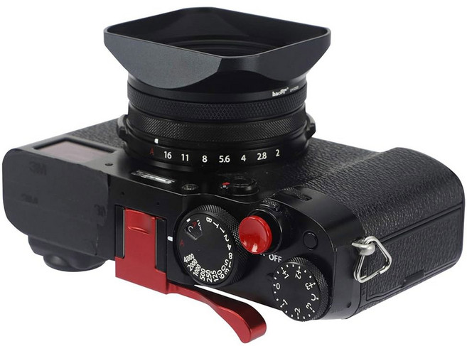 후지필름 X100VI 후지 X100V X100F X100T X100S X70 포토 카메라 액세서리 실버용 49mm 어댑터 링 메탈 캡이 있는 Haoge LH-X200S 사각 렌즈