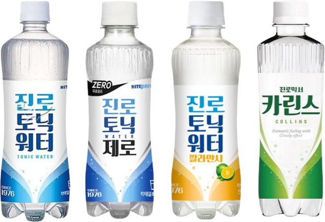 진로믹서 토닉워터 제로 깔라만시 카린스 칵테일 하이볼 만들기 300ml 24펫