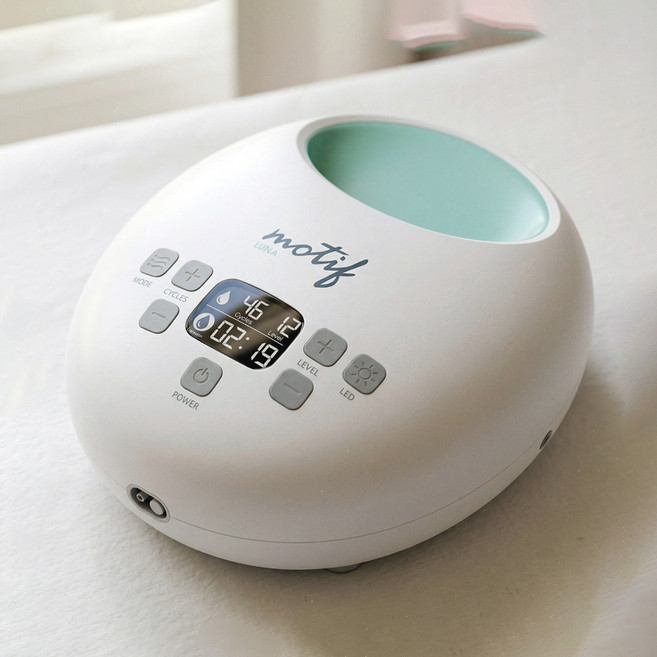 시밀레 모티프 루나 전동식 모유착유기, 1개, 화이트