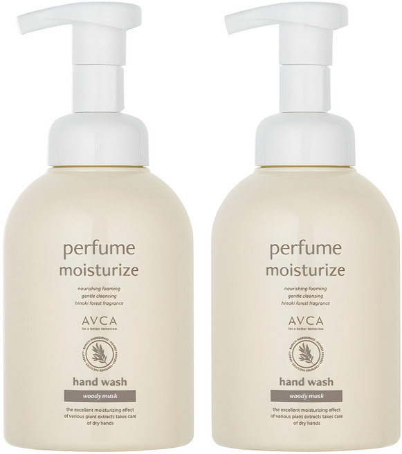 아브카 퍼퓸 대용량 핸드워시 우디머스크, 500ml, 2개