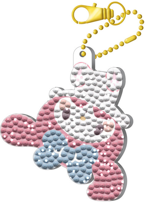 산리오 보석십자수 키링 마이멜로디 BSK1-64, 단품, 1개