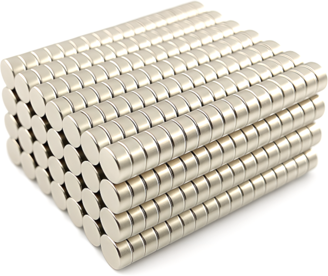 마니코 원형자석 지름5mm X 두께2mm 네오디움 자석 원형 작업용 가정용 산업용 공구 붙이는 부착식 마그네틱, 500개