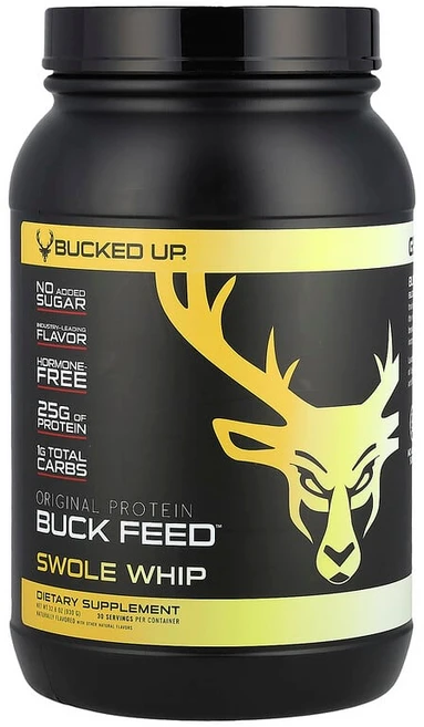 Bucked Up McCroppy™ 오리지널 단백질 구름버섯 맛 930g(32.8oz) Up (벅드 업), 930g, 1개 - 쿠팡