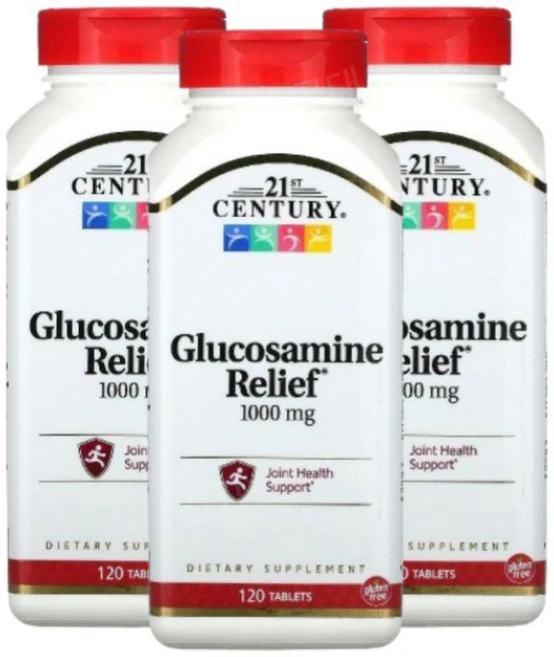 21st 센츄리 글루코사민 릴리프 1000mg 120정, 3개 - 쿠팡