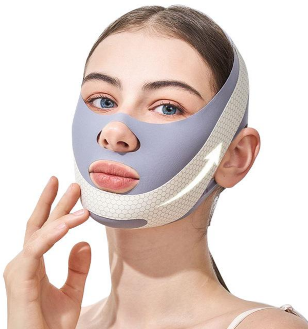 MAILE 리프팅 턱 브이라인 밴드 작은얼굴 이중턱 팔자주름 개선 마스크 패치, 1개