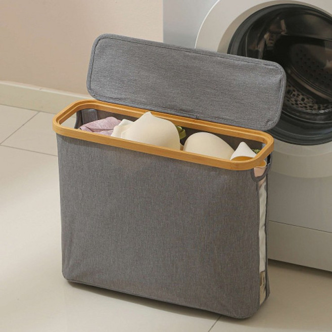 픽커스 틈새 수납함 얇은 정리함, 그레이