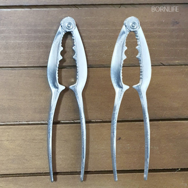 본라이프 초경량 견과류망치 은행 부럼 호두까기 잣 까는 기계 부럼까기 랍스터 크래커, 2개, 초경량실버