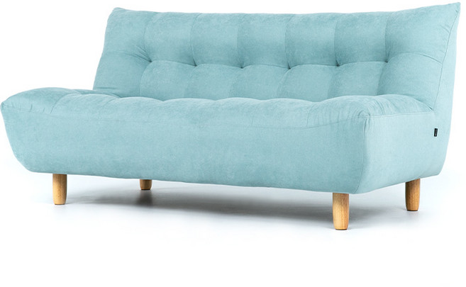 [수량한정 추가즉시할인] 에보니아 바운스 방수패브릭 1인 3인 소파 쇼파 (1인/3인 중 옵션선택), 3인 민트블루