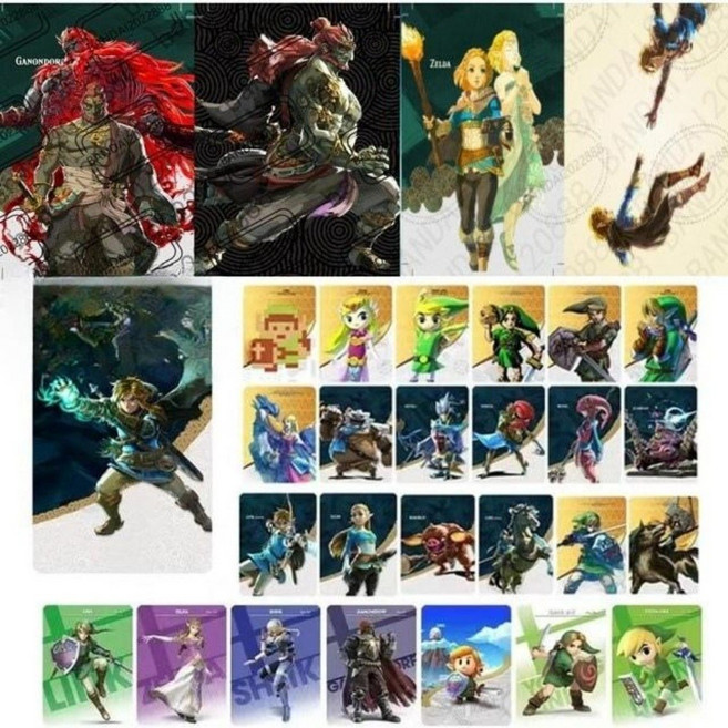 젤다 아미보카드 브레스오브더와일드 티어스오브더킹덤 링크 황혼의공주 가논돌프, 빅카드, 28장, 1개
