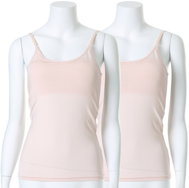 캐리루시 인견 브라캡 끈 런닝 2p