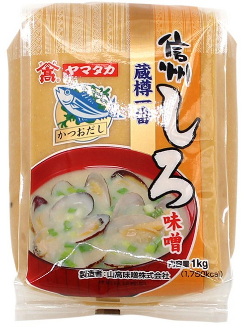 신슈 아와세 시로미소 백된장, 2개, 1kg