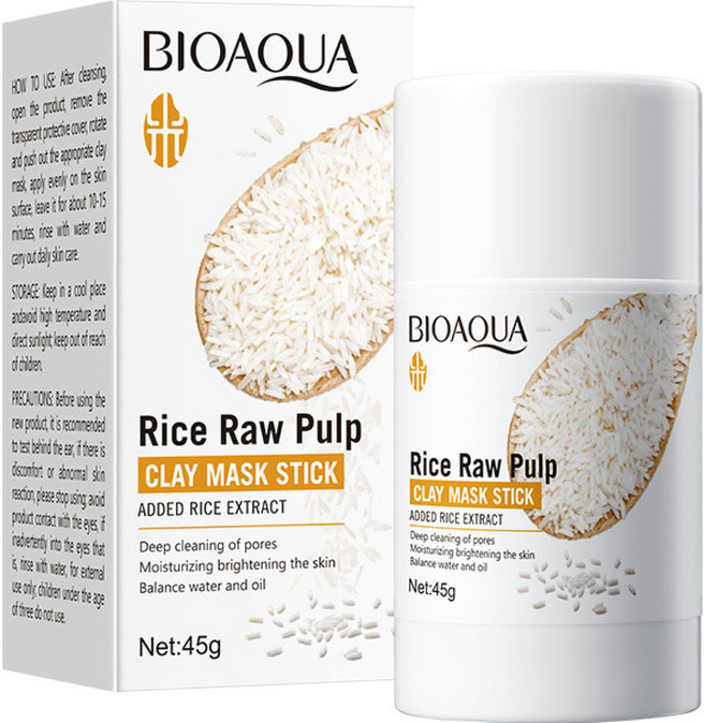 BIOAOUA 大米原漿泥膜棒, 1個, ，購買即默認免責聲明且承擔責任]