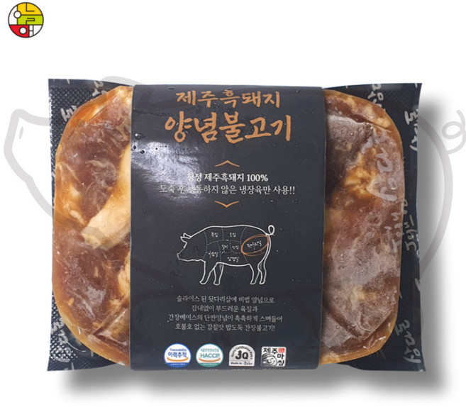 오늘애 제주흑돼지 양념불고기, 300g, 1개