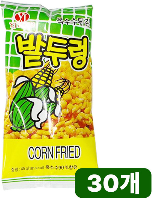 밭두렁 옥수수스낵, 45g, 30개
