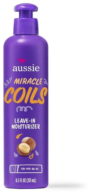 오지 미라클 코일 리브인 모이스처라이저 위드 마카다미아 오일 Aussie Miracle Coils Leave-in Moisturizer, 1개, 251ml - 쿠팡