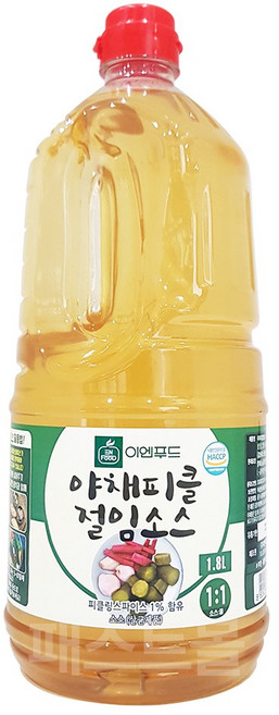 이엔푸드 야채피클 절임소스, 1.8L, 1개