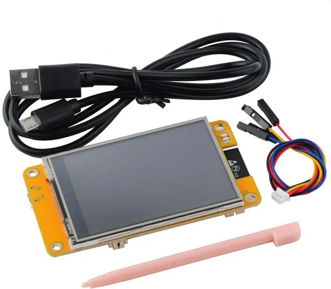 2.8인치 ESP32 디스플레이 ILI9341 저항막 터치스크린 TFT LCD 모듈 개발 보드 + 아크릴 케이스, 02 1 Display
