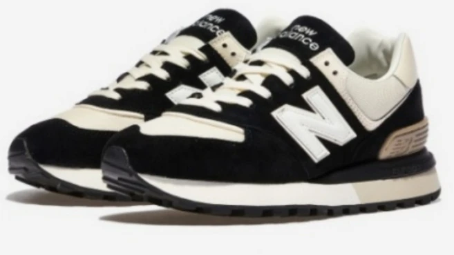 뉴발란스 574 레거시 앙고라 블랙 운동화 남여공용 스니커즈(증정품+신발끈 ), 285, U574LGRA - 쿠팡