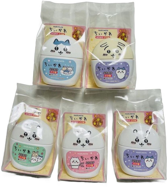 마루미야 먼작귀 치이카와 휴대용 후리카케 연어맛 20g x 5개 세트, 1개