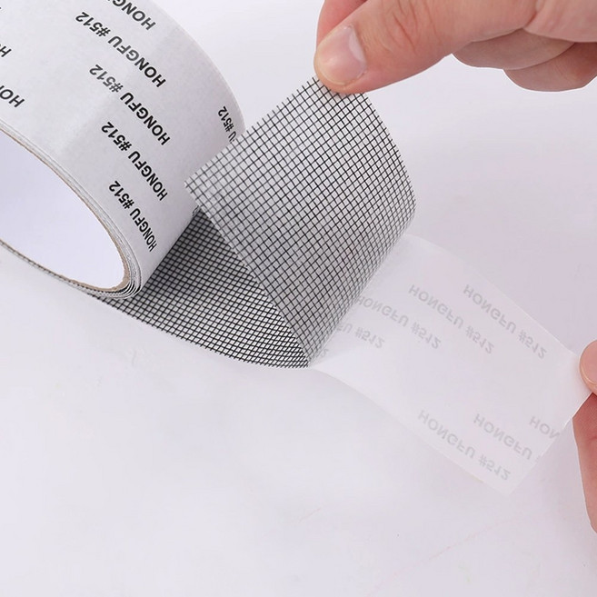 1+1 잘라쓰는 롤타입 방충망 보수 테이프 모기장구멍 패치 물구멍방충망 미세방충망, 1개