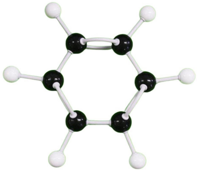 탄소6 수소6 산소1 페놀 분자 구조모형 화학실험 영재과학 분자식모형, 1세트
