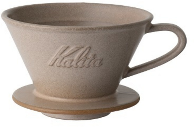Kalita 185 Wave系列陶瓷濾杯 - 美濃燒 2-4杯份 六色可選 - 適用185蛋糕濾紙 日本製, 1個