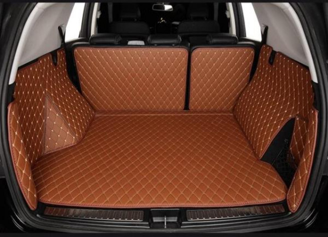 BMW XM G09 2023 자동차 트렁크 매트 내구성 있는 맞춤형 가죽 다채로운 카펫 액세서리 스타일링 인테리어, 11 brown, 1개