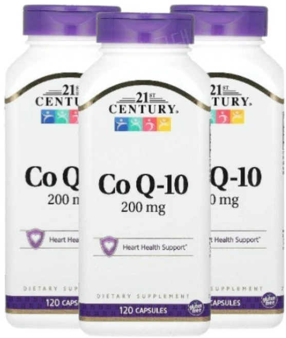 21st Century 21세기 센트리 코큐텐 CoQ10 200mg, 120정, 3개 - 쿠팡