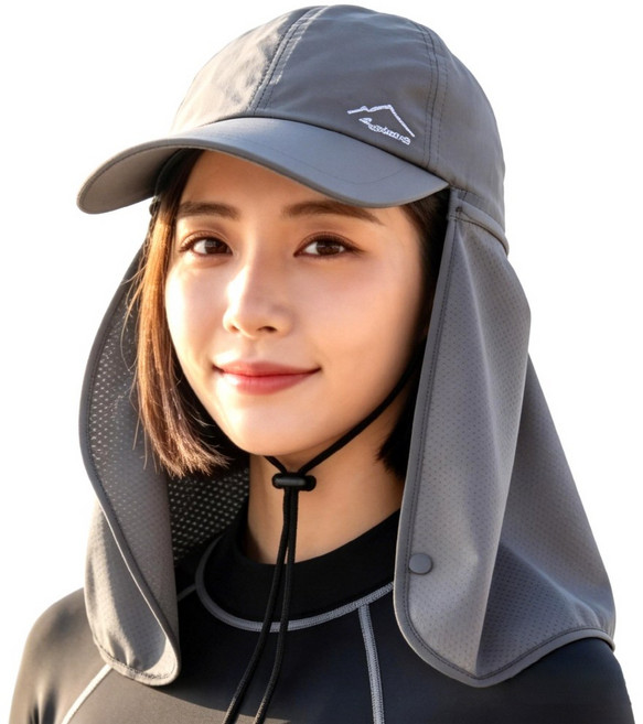 햇빛가리개 모자 UV 자외선 차단 남녀공용 물놀이 썬캡