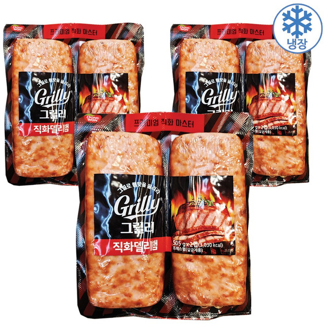 동원 오븐&통그릴 델리햄, 1.01kg, 3개