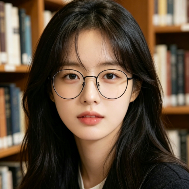 YUEMEIYD 블루라이트차단 안경 역코받침패드 라운드 자외선차단 안경