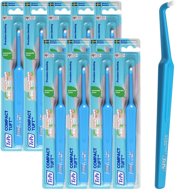 테페 어금니칫솔 랜덤 발송, 10개, 1개입