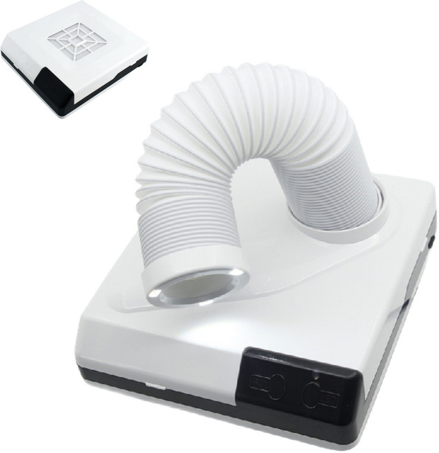 네일흡진기 D7 투인원(덕트 일반) 치기공 납땜 네일드릴 목공 먼지 내성발톱 셀프, D7흡진기, 1개