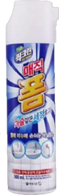 트윈스몰 홈즈 퀵크린 매직폼 500g 물때 비누때 손쉬운 욕실청소, 1개