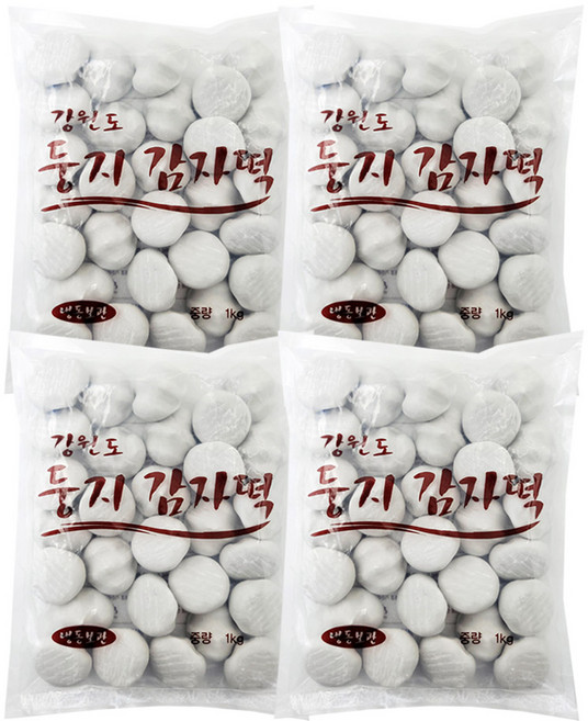 오대 강원도 에서 온 둥지 감자떡, 1kg, 4개