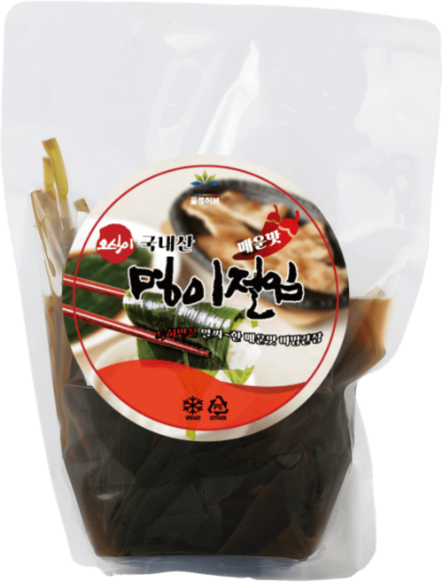 울릉허브 명이나물 1kg 명이나물장아찌, 매운맛, 1개
