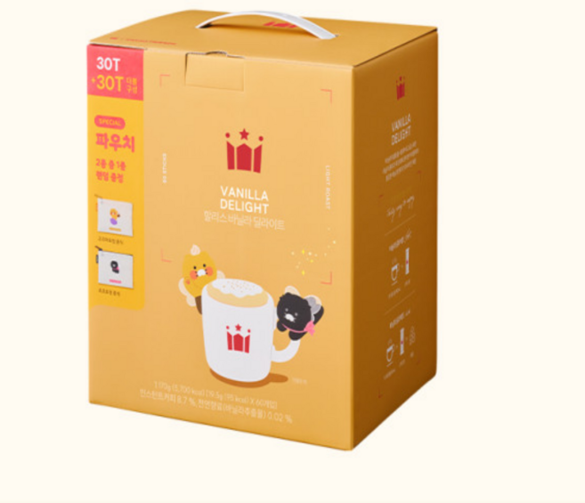 할리스커피 바닐라 딜라이트 분말스틱, 19.5g, 60개입, 1개