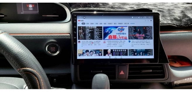 適用 豐田 Sienta 10吋 安卓車機 支援 CarPlay Android Auto 衛星導航 倒車顯影 汽車音響, 8核心, 前後鏡頭