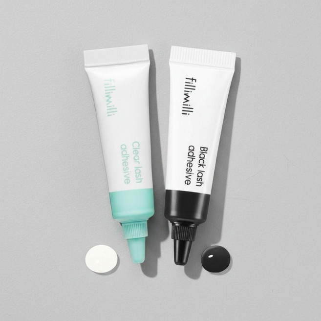 필리밀리 투명한/블랙 속눈썹 접착제 7g, 투명한속눈썹접착제 7g, 1개, 기본