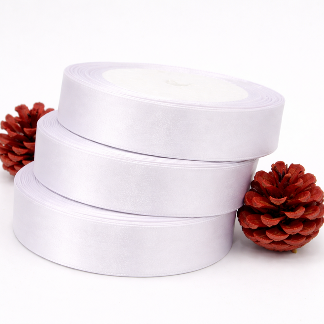 원형 케이크 포장 박스 & 리본끈, 3개, 리본끈 화이트 2cm*22m