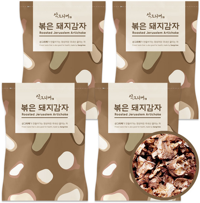 (1+1행사) 산그리메 국내산 볶은 돼지감자 500g 2개 (총1.0kg) 식수대용, 2세트