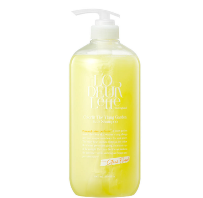 컬러핏 퍼퓸 헤어 샴푸 더 일랑 가든, 1L, 7개