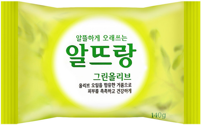 LG생활건강 알뜨랑 그린올리브 140g, 1개입