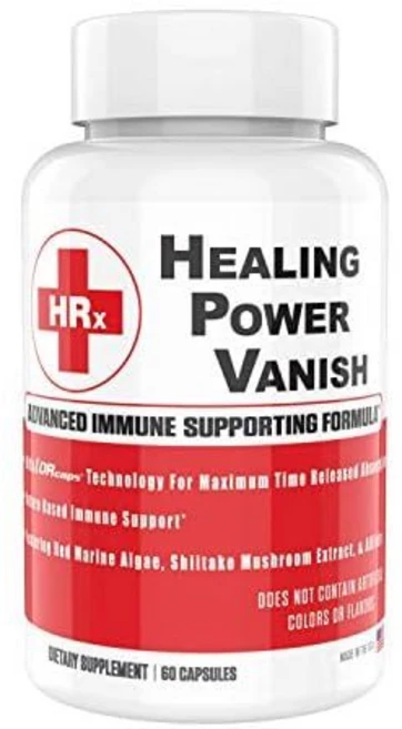 CS Nutrition Herp Rescue Healing Power Vanish HPV 지원 보충제 건강한 면역 반응 1450mg 순수 시이타케 버섯 추출물 및 붉은 해초 체, CS Nutrition Herp Rescue Heali, 1개 - 쿠팡
