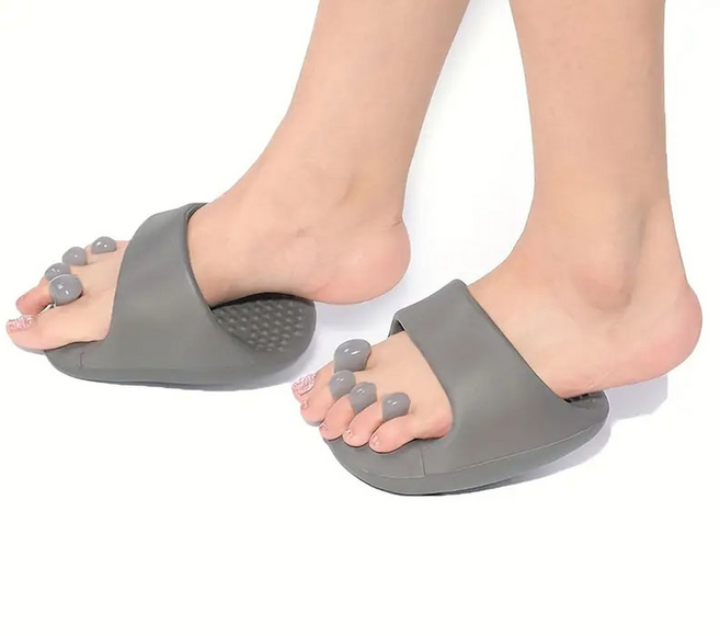 커버원 바른 자세 습관 지압 효과 발가락 다이어트 스트레칭 슬리퍼