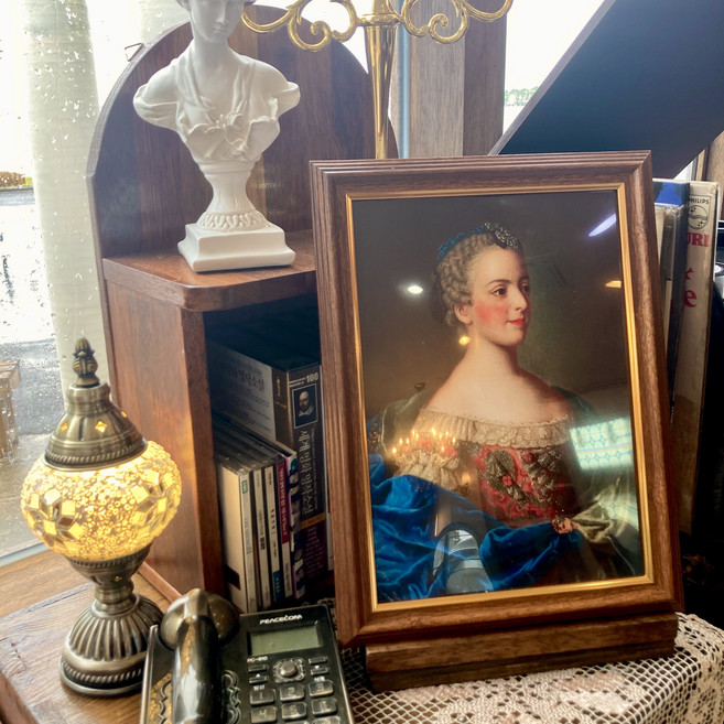 앤틱 인테리어 명화 액자 A4, 세로형, 1번